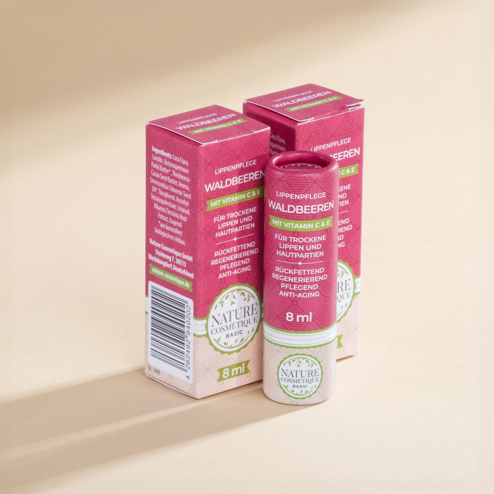 Nature Cosmétique Lippenpflege Waldbeeren 3er Set