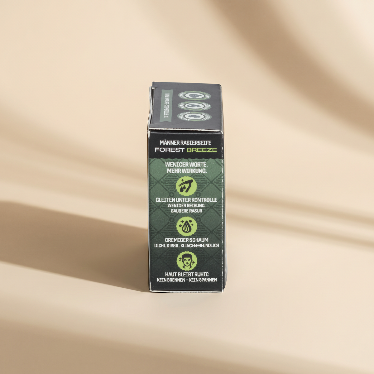 Nature Cosmétique Rasierseife Forest Breeze Seitenansicht