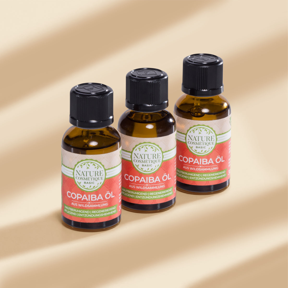 Nature Cosmétique Copaiba Öl aus Wildsammlung 3er Set