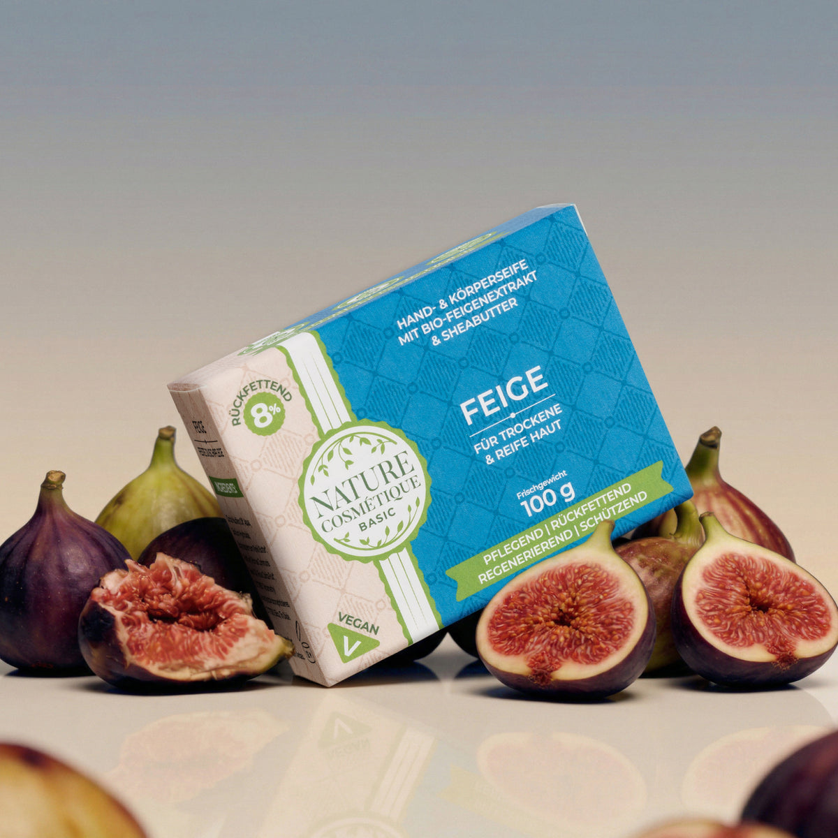 Nature Cosmétique Hand- und Körperseife Feige auf Feigen