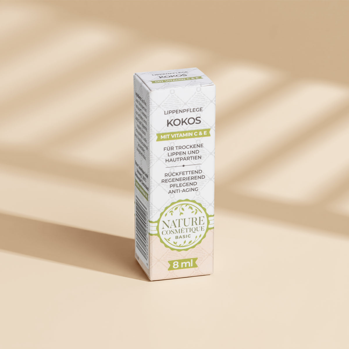 Nature Cosmétique Lippenpflege Kokos Vorderseite