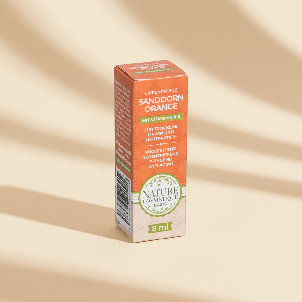 Nature Cosmétique Lippenpflege Sanddorn Orange Vorderseite