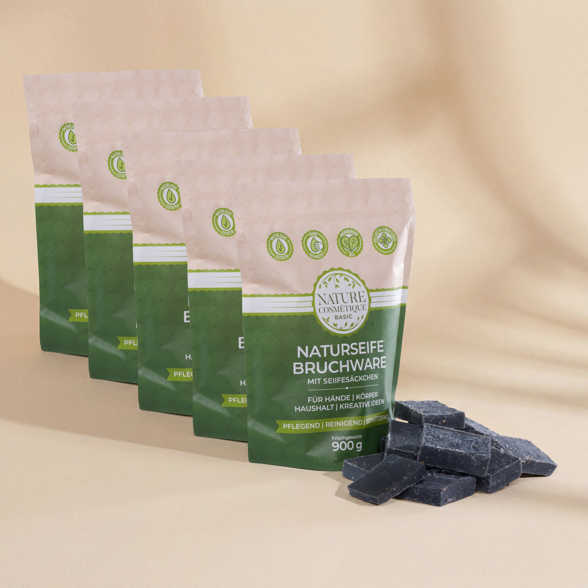 Nature Cosmétique BIO Bruchseife Fichte 5er Set