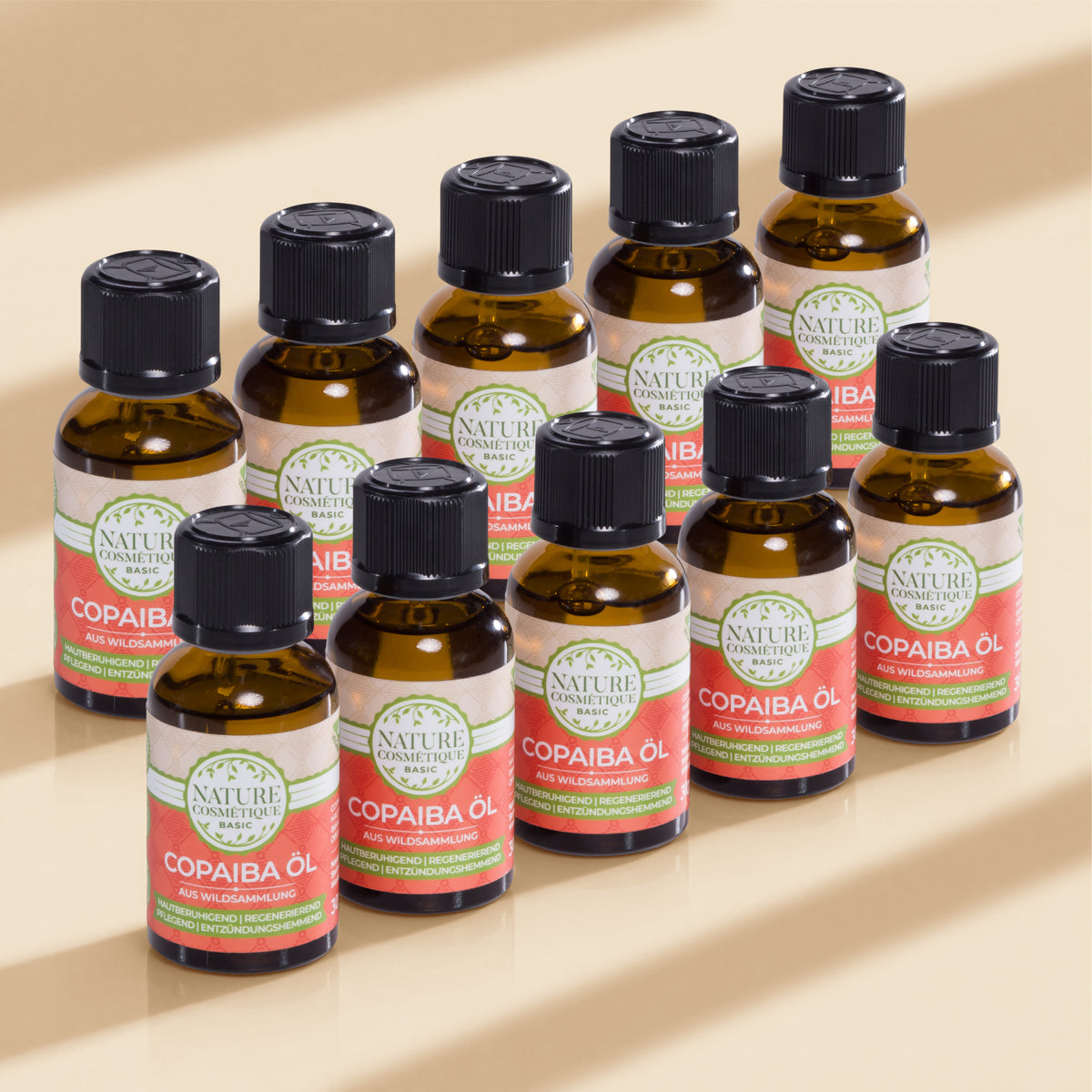 Nature Cosmétique Copaiba Öl aus Wildsammlung 10er Set