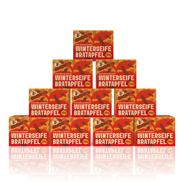 10er Pack, Winterseife Bratapfel